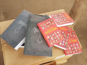 Bibles and materials retrieved